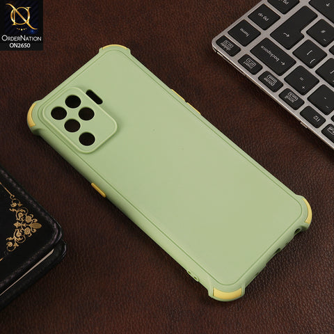 Oppo Reno 5 Lite Cover - Light Green -  Soft New Stylish Matte Look Case