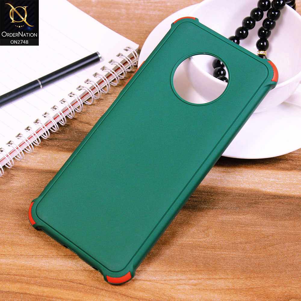 Infinix Note 7 Cover - Green - Soft New Stylish Matte Look Case