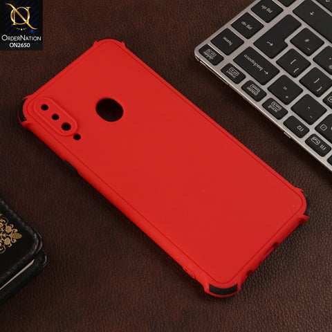 Samsung Galaxy A20s Cover - Red -  Soft New Stylish Matte Look Case