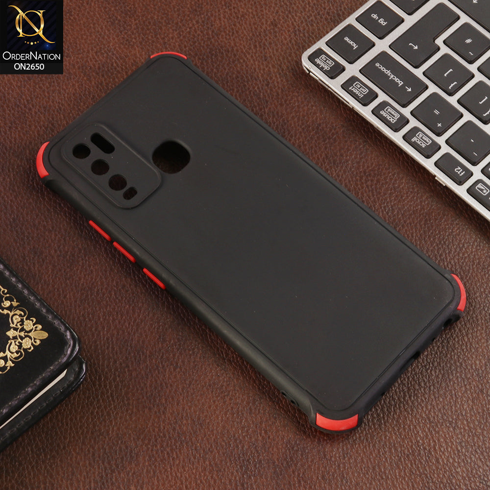 Vivo Y30 Cover - Black -  Soft New Stylish Matte Look Case
