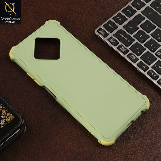 Infinix Zero 8 Cover - Light Green -  Soft New Stylish Matte Look Case