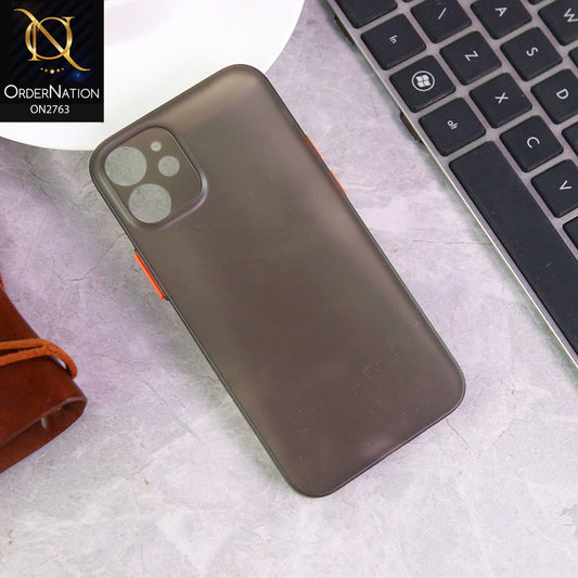 iPhone 12 Mini - Gray - New Colored Semi-Transparent Ultra Thin Paper Shell Case