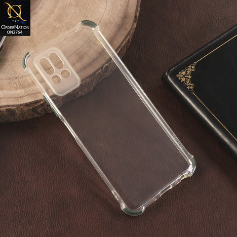 Infinix Note 8i Cover - Dark Green - Soft Anti Shock Colorfull Corner Back Clear Case