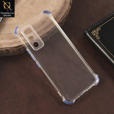 Vivo V20 SE Cover - Purple - Soft Anti Shock Colorfull Corner Back Clear Case
