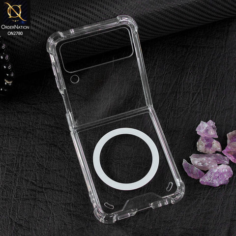 Samsung Galaxy Z Fold 4 5G Cover - MagSafe Slim Clear Case - (MagSafe Notification Enabled)