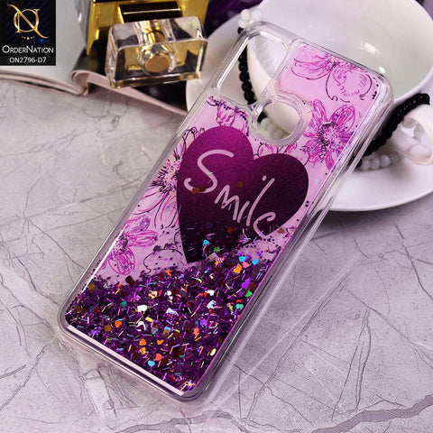 Infinix Hot 9 Play Cover - Design 7 - Soft Silicone Bling Sparkle Moving Liquid Glitter Case