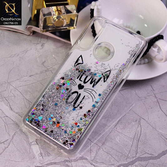 Huawei Y6p Cover - Design 5 - Soft Silicone Bling Sparkle Moving Liquid Glitter Case