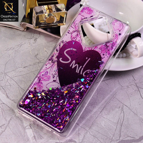 Infinix Zero 8i Cover - Design 7 - Soft Silicone Bling Sparkle Moving Liquid Glitter Case