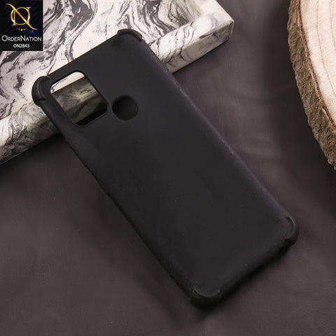 Infinix Hot 10 Cover - Black - 3D Camera Soft Silicon Protective Case
