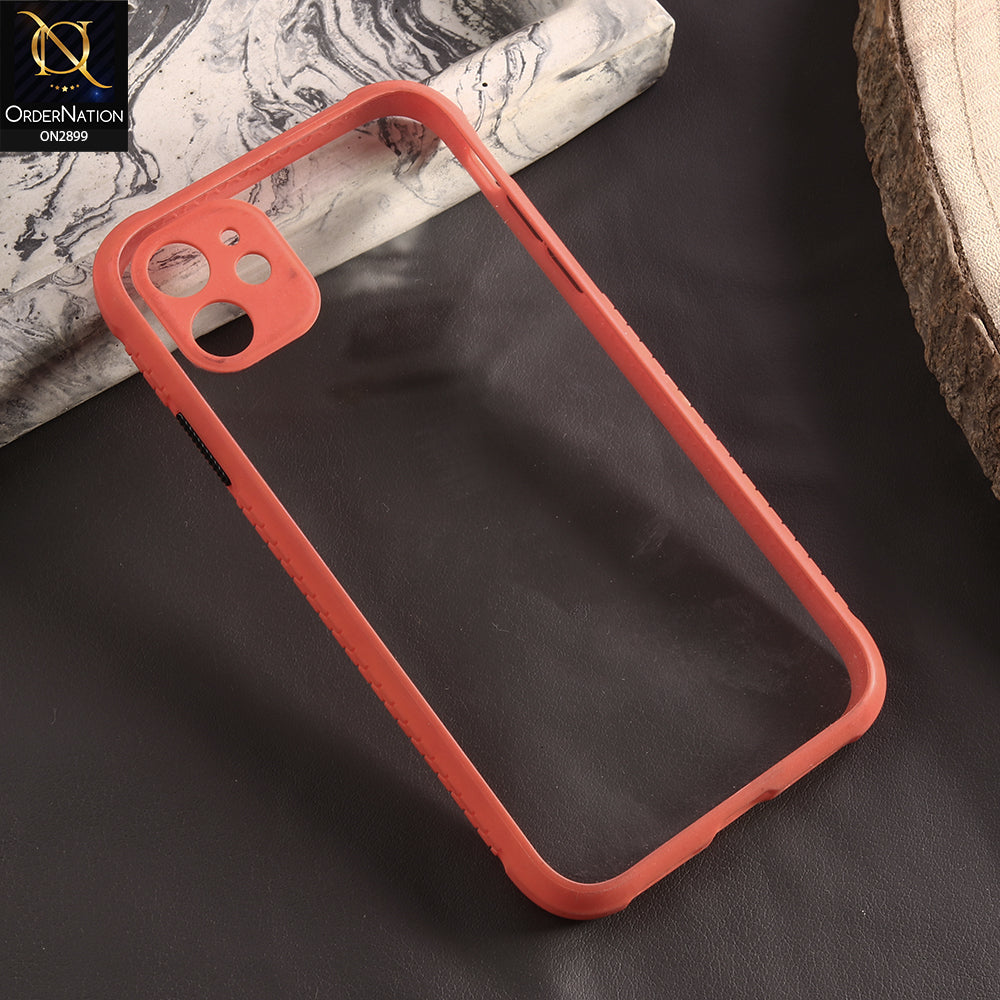 iPhone 11 Cover - Red - Shiny Acrylic Anti-Shock Stylish Bumper Camera Protection Back Case