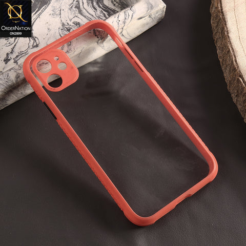 iPhone 11 Cover - Red - Shiny Acrylic Anti-Shock Stylish Bumper Camera Protection Back Case