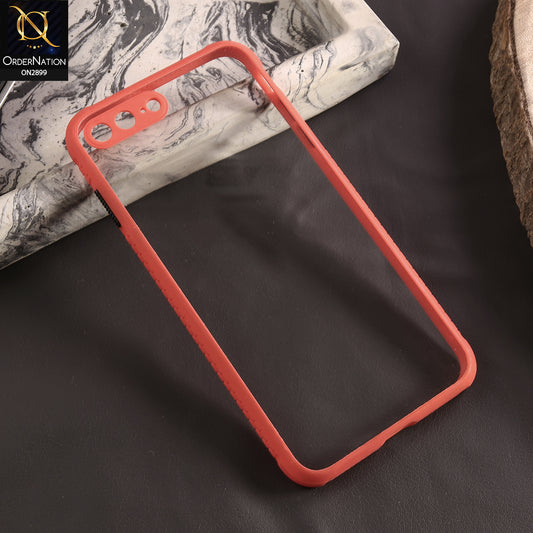iPhone 8 Plus / 7 Plus Cover - Red - Shiny Acrylic Anti-Shock Stylish Bumper Camera Protection Back Case
