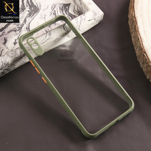 Xiaomi Redmi 9i Cover - Light Green - Shiny Acrylic Anti-Shock Stylish Bumper Camera Protection Back Case