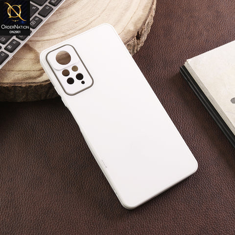 Xiaomi Redmi Note 12 Pro 4G Cover - White - New Glossy Shine Soft Borders Camera Protection Back Case