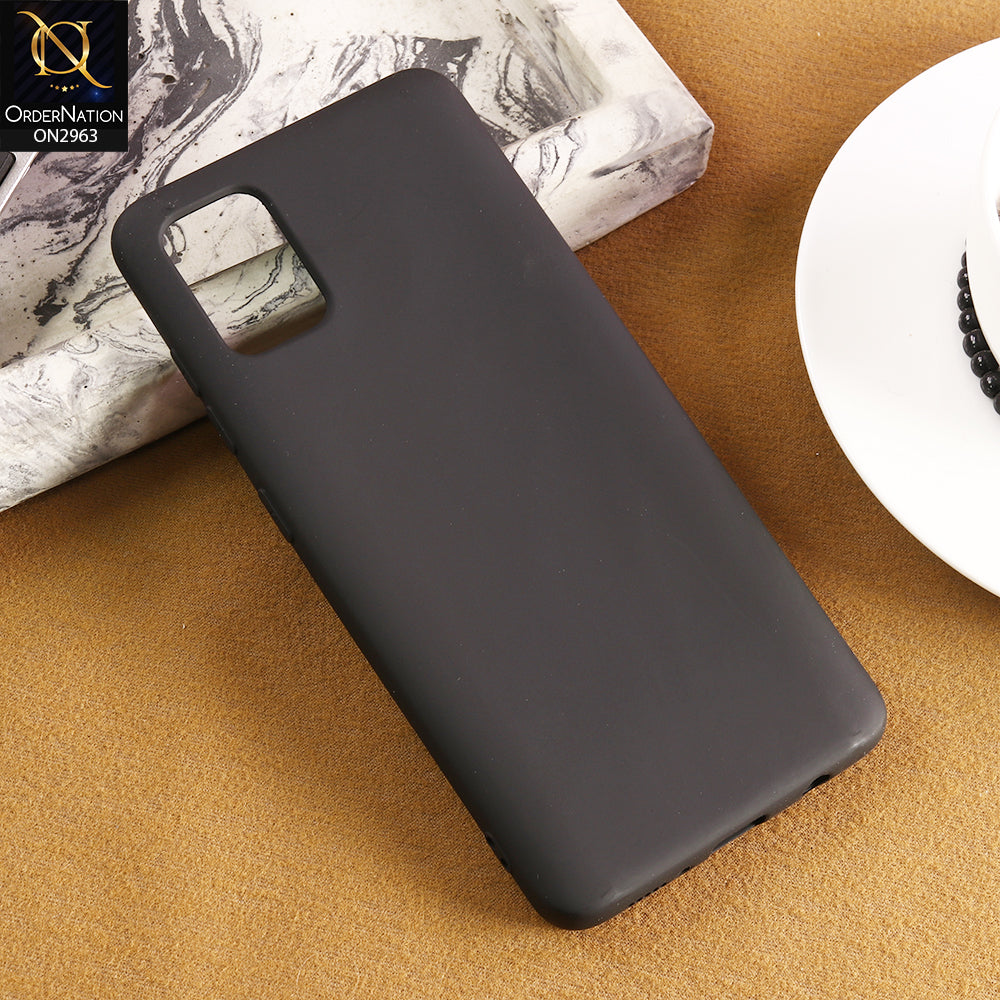 Samsung Galaxy A51 Cover - Black - Silky Feel Soft Silicone Protective Case