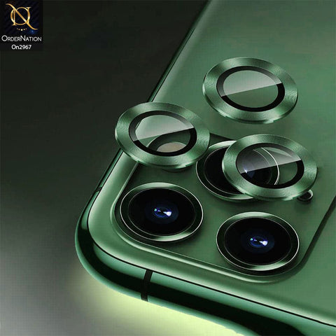iPhone 15 Pro Max Protector - Metal Ring Camera Glass Protector