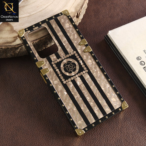 Xiaomi 11T Cover - Design 2 -3D illusion Gold Flowers Soft Trunk Case With Ring Holder