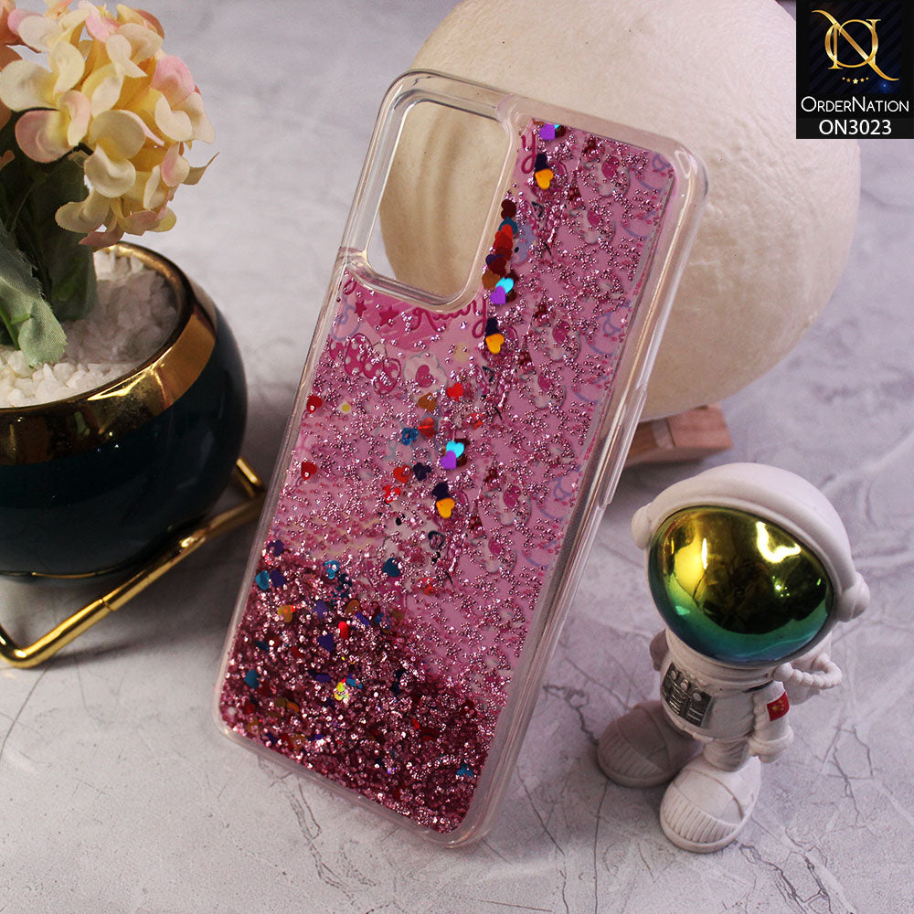 Oppo A54 4G Cover - Design 7 - Trendy Bling Liquid Glitter Soft Case