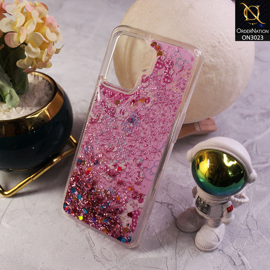 Oppo F19 Pro Cover - Design 7 - Trendy Bling Liquid Glitter Soft Case