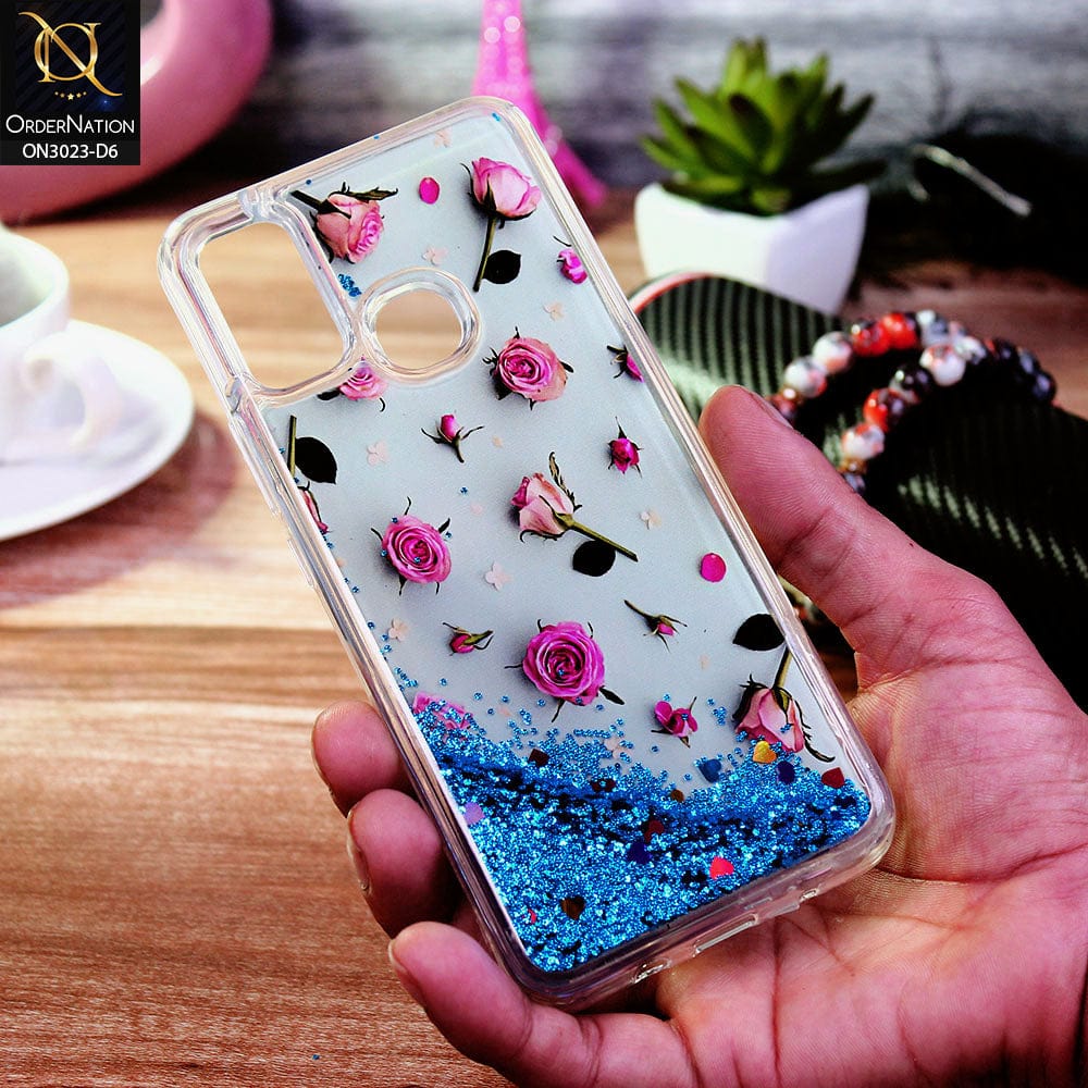 Infinix Hot 9 Play Cover - Design 6 - Trendy Bling Liquid Glitter Soft Case