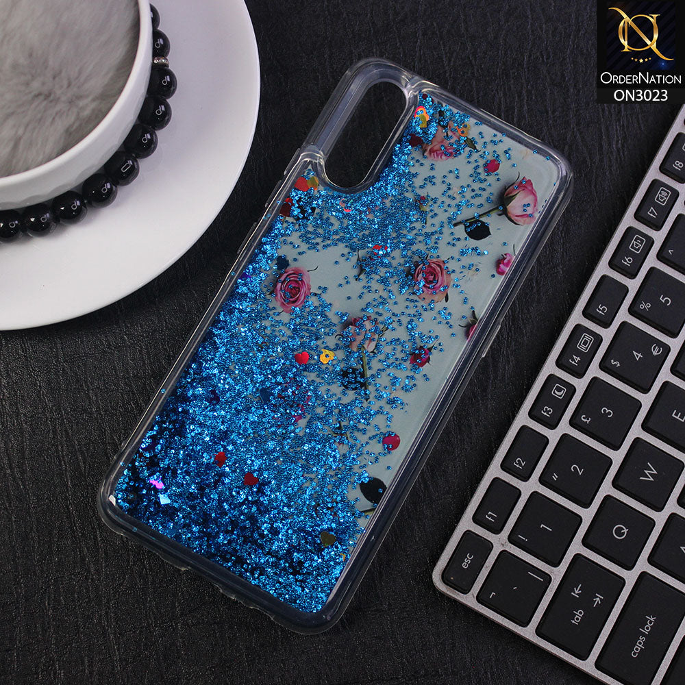Vivo S1 Cover - Design 6 - Trendy Bling Liquid Glitter Soft Case