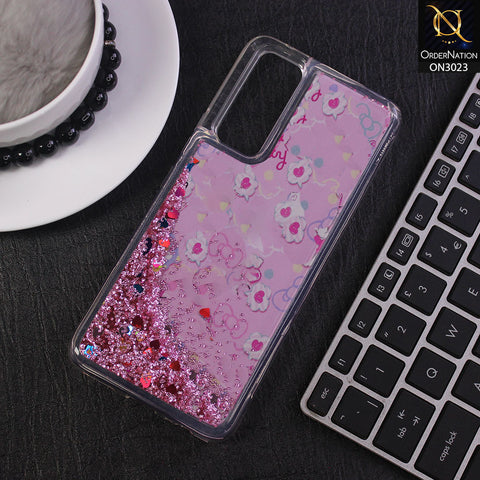Vivo V20 SE Cover - Design 7 - Trendy Bling Liquid Glitter Soft Case