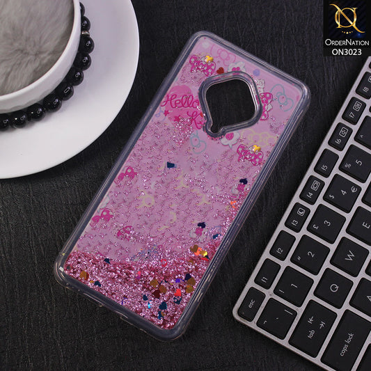 Vivo S1 Pro Cover - Design 7 - Trendy Bling Liquid Glitter Soft Case