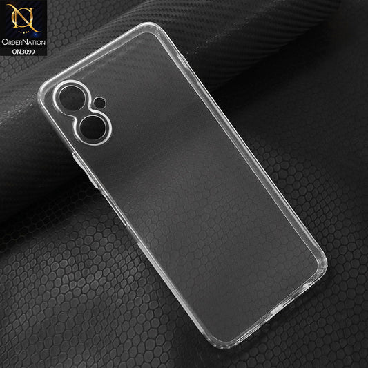 Tecno Camon 19 Neo Cover - Transparent - Soft 4D Design Shockproof Silicone Transparent Clear Camera Protection Case
