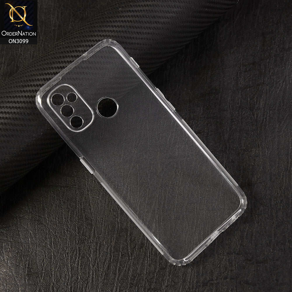 OnePlus Nord N100 Cover - Soft 4D Design Shockproof Silicone Transparent Clear Camera Protection Case