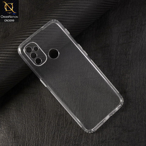 OnePlus Nord N100 Cover - Soft 4D Design Shockproof Silicone Transparent Clear Camera Protection Case