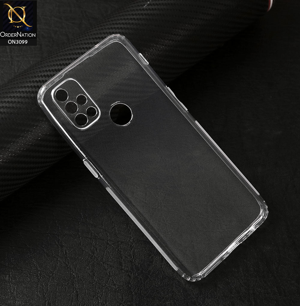 OnePlus Nord N10 5G Cover - Transparent -  Soft 4D Design Shockproof Silicone Transparent Clear Camera Protection Case