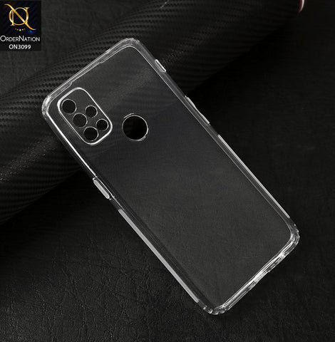 OnePlus Nord N10 5G Cover - Transparent -  Soft 4D Design Shockproof Silicone Transparent Clear Camera Protection Case