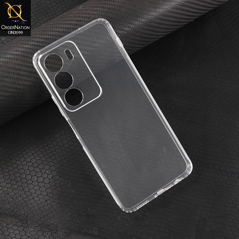 Realme C71 Cover - Transparent -  Soft 4D Design Shockproof Silicone Transparent Clear Camera Protection Case