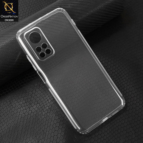 Xiaomi Redmi K30S Cover - Transparent - Soft 4D Design Shockproof Silicone Transparent Clear Camera Protection Case