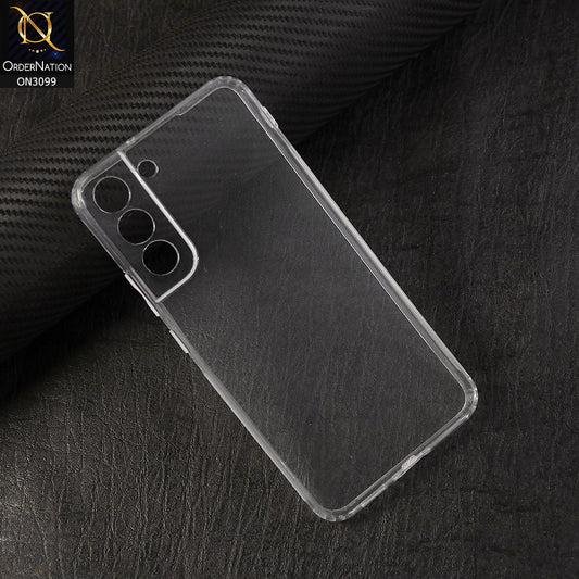 Samsung Galaxy S22 Plus Cover - Soft 4D Design Shockproof Silicone Transparent Clear Camera Protection Case