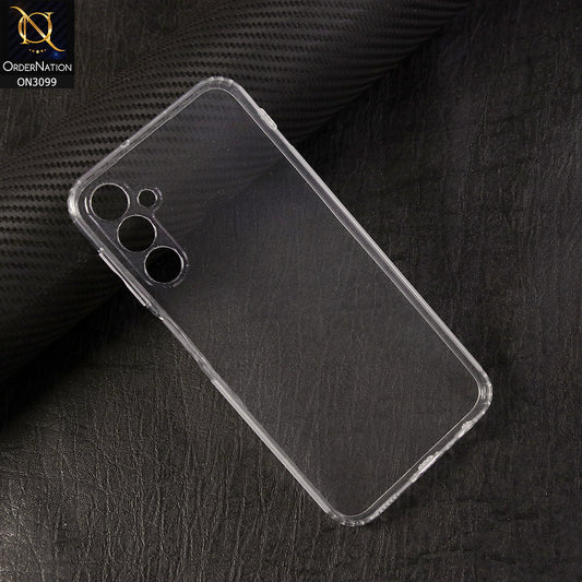 Samsung Galaxy A24 Cover - Soft 4D Design Shockproof Silicone Transparent Clear Camera Protection Case