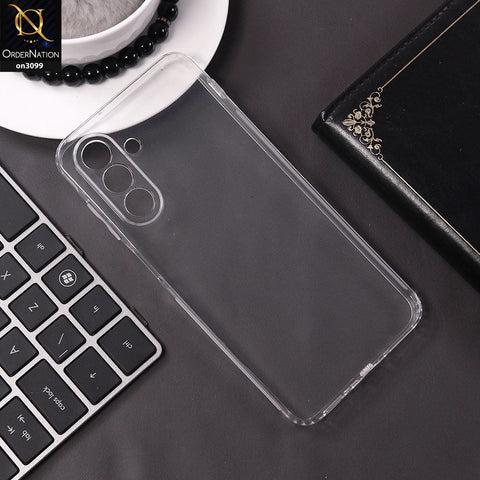 Samsung Galaxy A26 Cover - Transparent  - Soft 4D Design Shockproof Silicone Transparent Clear Camera Protection Case