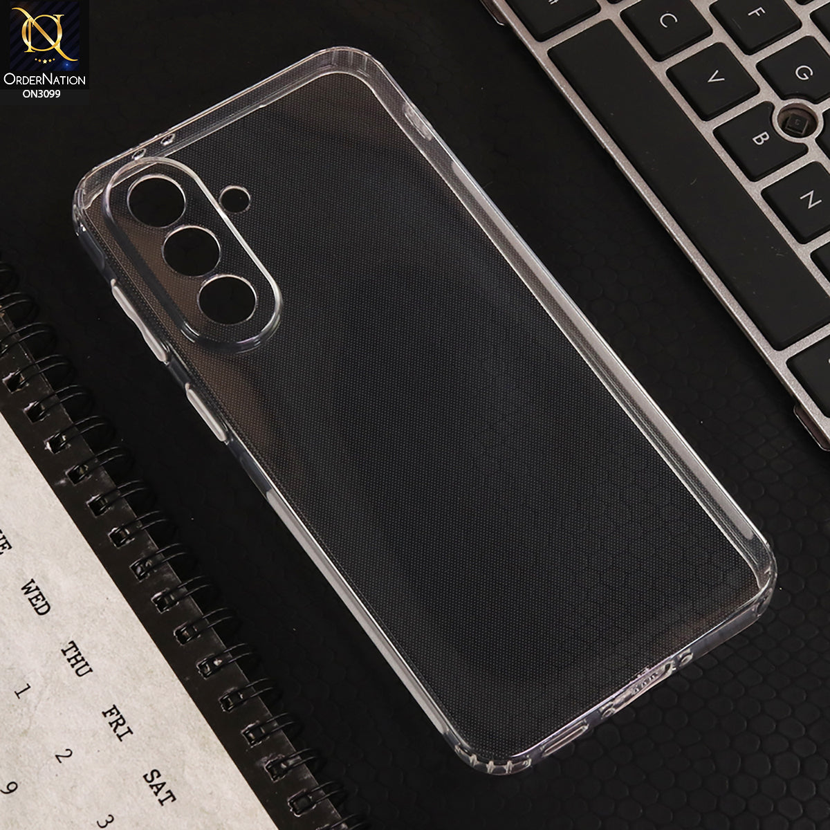 Samsung Galaxy A37 Cover - Transparent  - Soft 4D Design Shockproof Silicone Transparent Clear Camera Protection Case