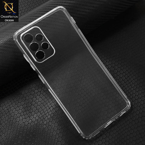 Samsung Galaxy A52s 5G Cover - Transparent - Soft 4D Design Shockproof Silicone Transparent Clear Camera Protection Case