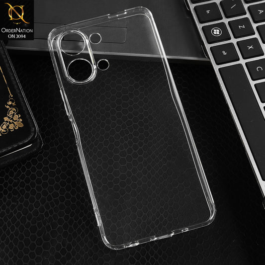 Vivo Y05 Cover - Transparant -  Soft 4D Design Shockproof Silicone Transparent Clear Camera Protection Case