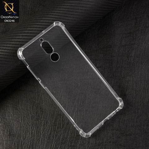 Huawei Mate 10 Lite Cover - Transparent - Soft 4D Design Shockproof Silicone Transparent Clear Case