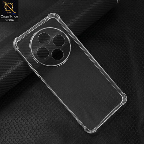 Xiaomi Redmi 14C Cover - Transparent - Soft 4D Design Shockproof Silicone Transparent Clear Camera Protection Case