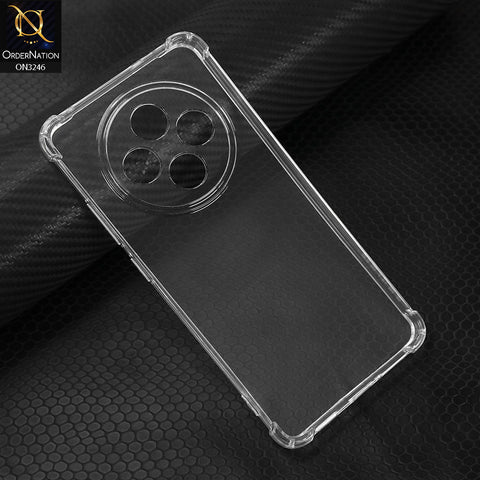 Oppo F27 Cover - Soft 4D Design Shockproof Silicone Transparent Clear Camera Protection Case