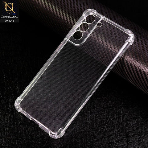 Samsung Galaxy S21 Plus 5G Cover - Transparent - Soft 4D Design Shockproof Silicone Transparent Clear Case