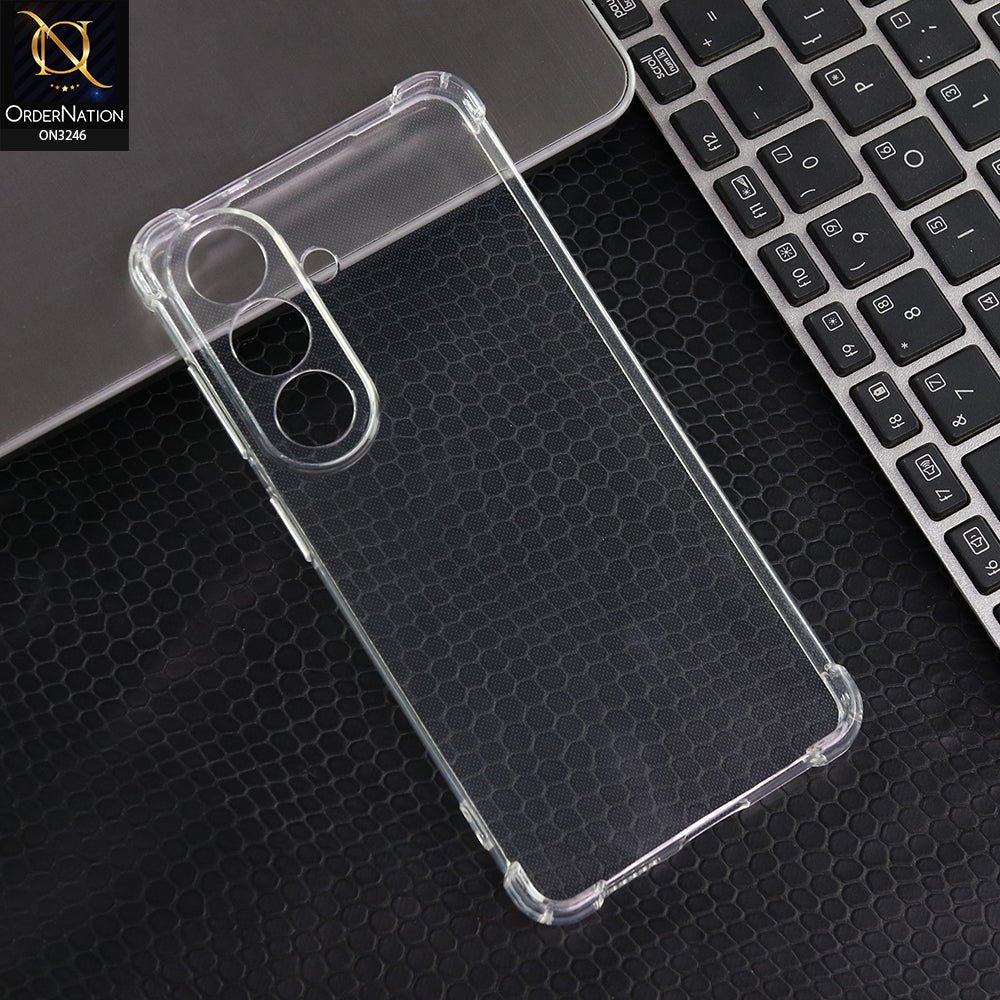 Samsung Galaxy S26 Ultra Cover - Transparent - Soft 4D Design Shockproof Silicone Transparent Clear Camera Protection Case