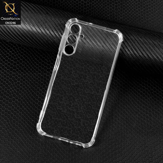 Samsung Galaxy A24 4G Cover - Soft 4D Design Shockproof Silicone Transparent Clear Camera Protection Case