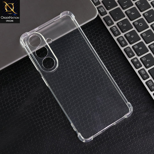 Samsung Galaxy S26 Cover - Transparent - Soft 4D Design Shockproof Silicone Transparent Clear Camera Protection Case