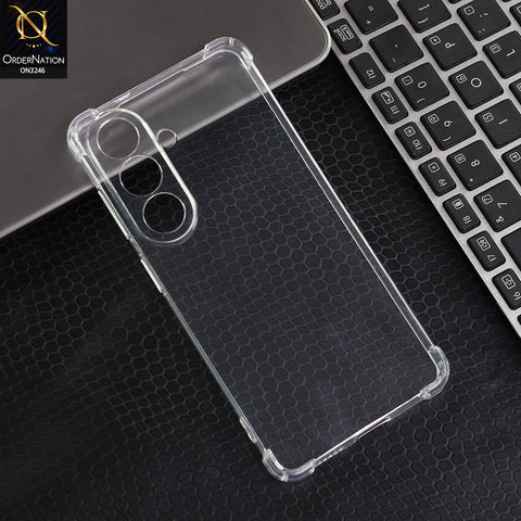 Samsung Galaxy S26 Cover - Transparent - Soft 4D Design Shockproof Silicone Transparent Clear Camera Protection Case