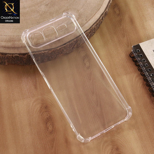 Infinix Smart 10 Plus Cover  - Transparent - New Premium Quality Silicone MagSafe Case Slim Protective Back Cover