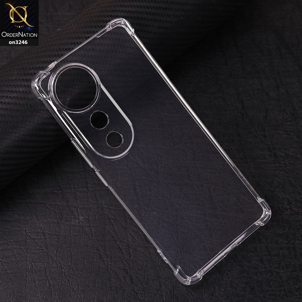 Vivo V40 Cover - Transparent - New Soft Silicne Case with Camera Protection